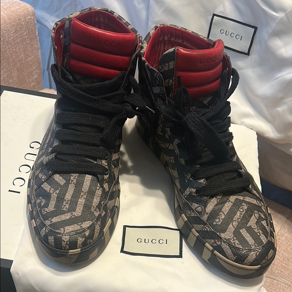 Gucci GG Caleido High Top Sneakers